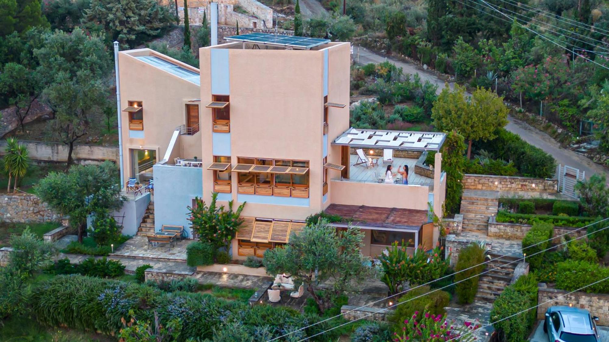 Mani Tower Villa Akrogiali Dış mekan fotoğraf